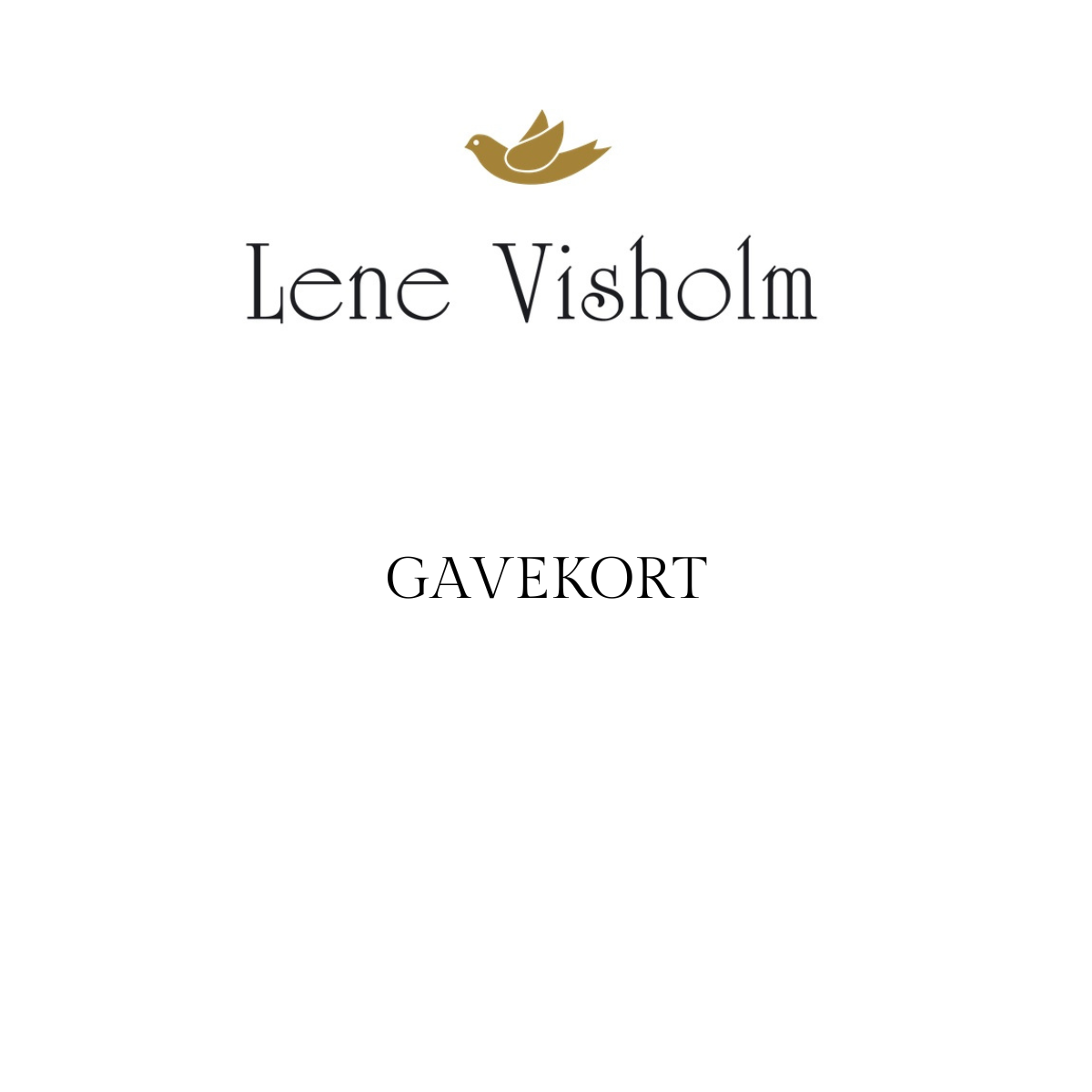 Gavekort Lene Visholm smykker
