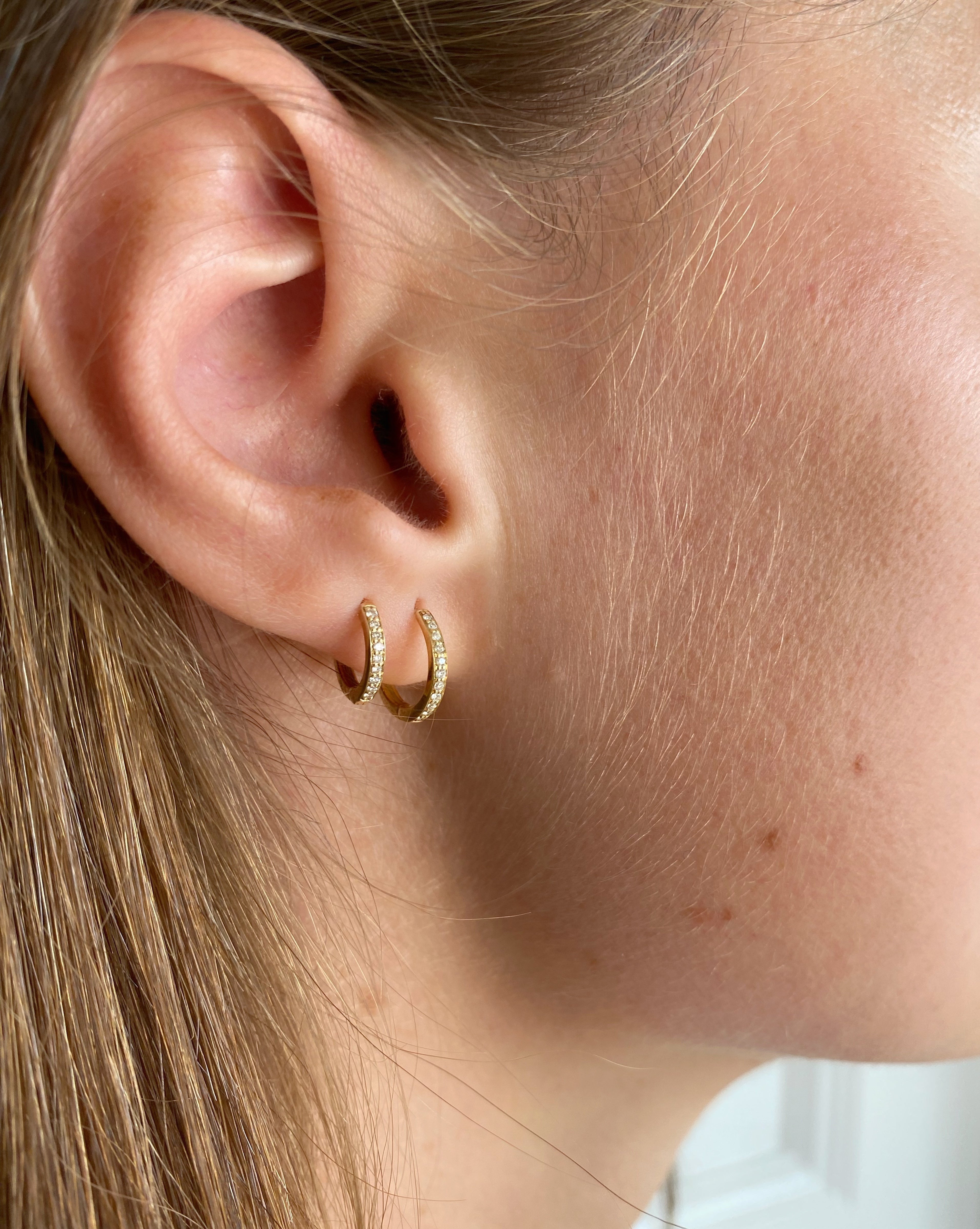 Creoler – Mini med 0,07 ct. brillanter