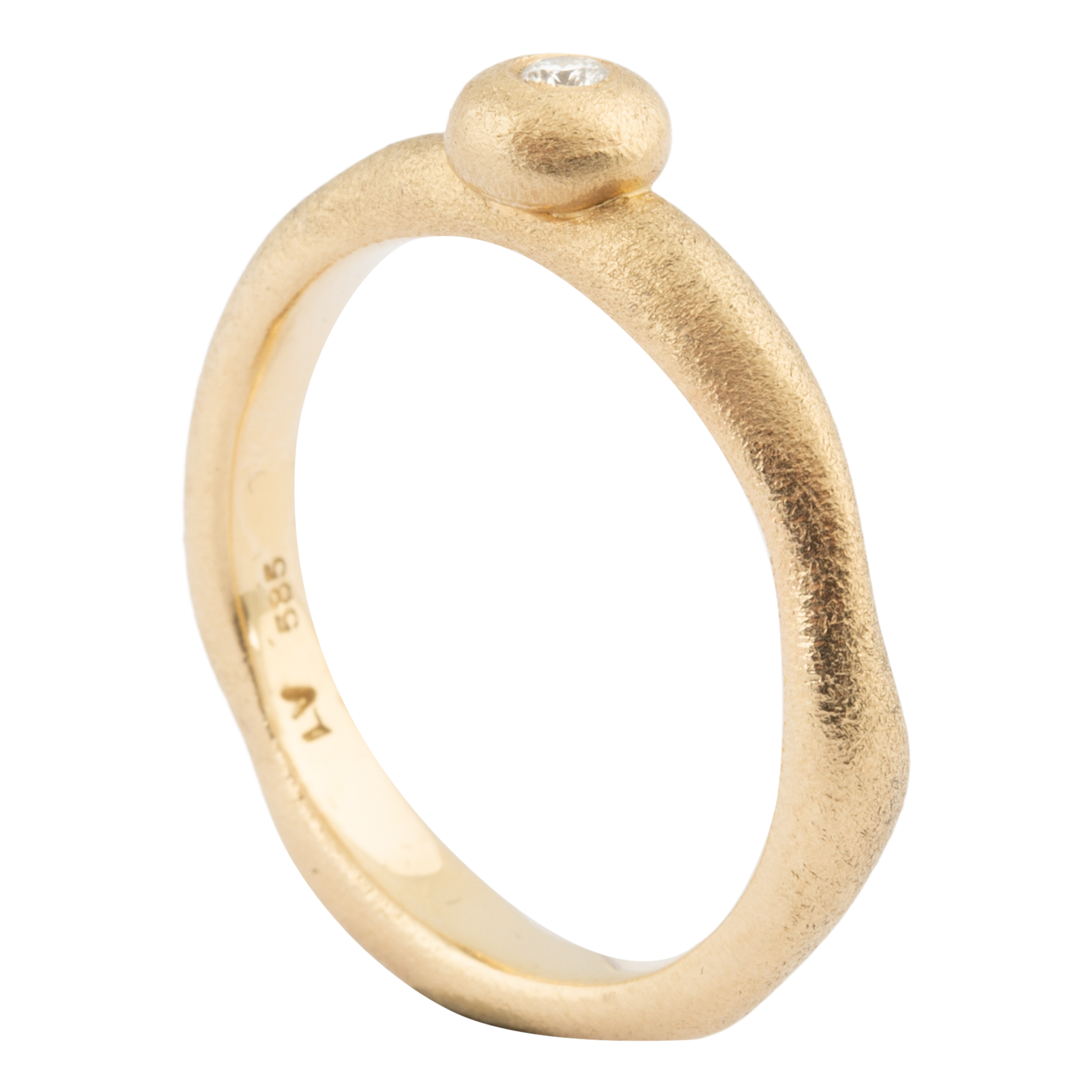 Ring hvidguld med 0,05 ct. TW/VS