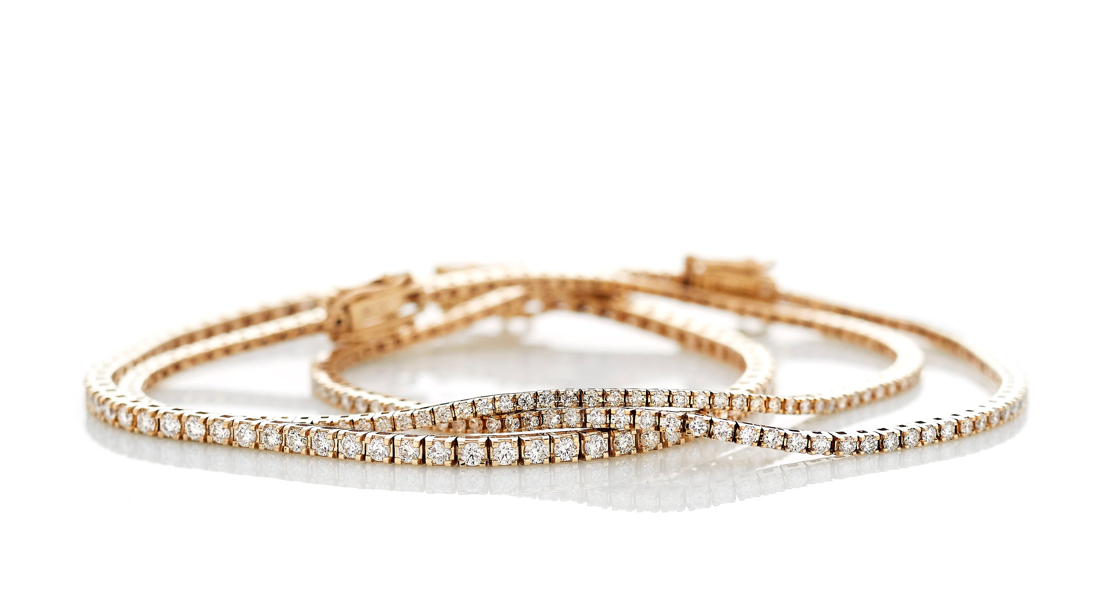 Tennisarmbånd 1,33 ct. brillanter