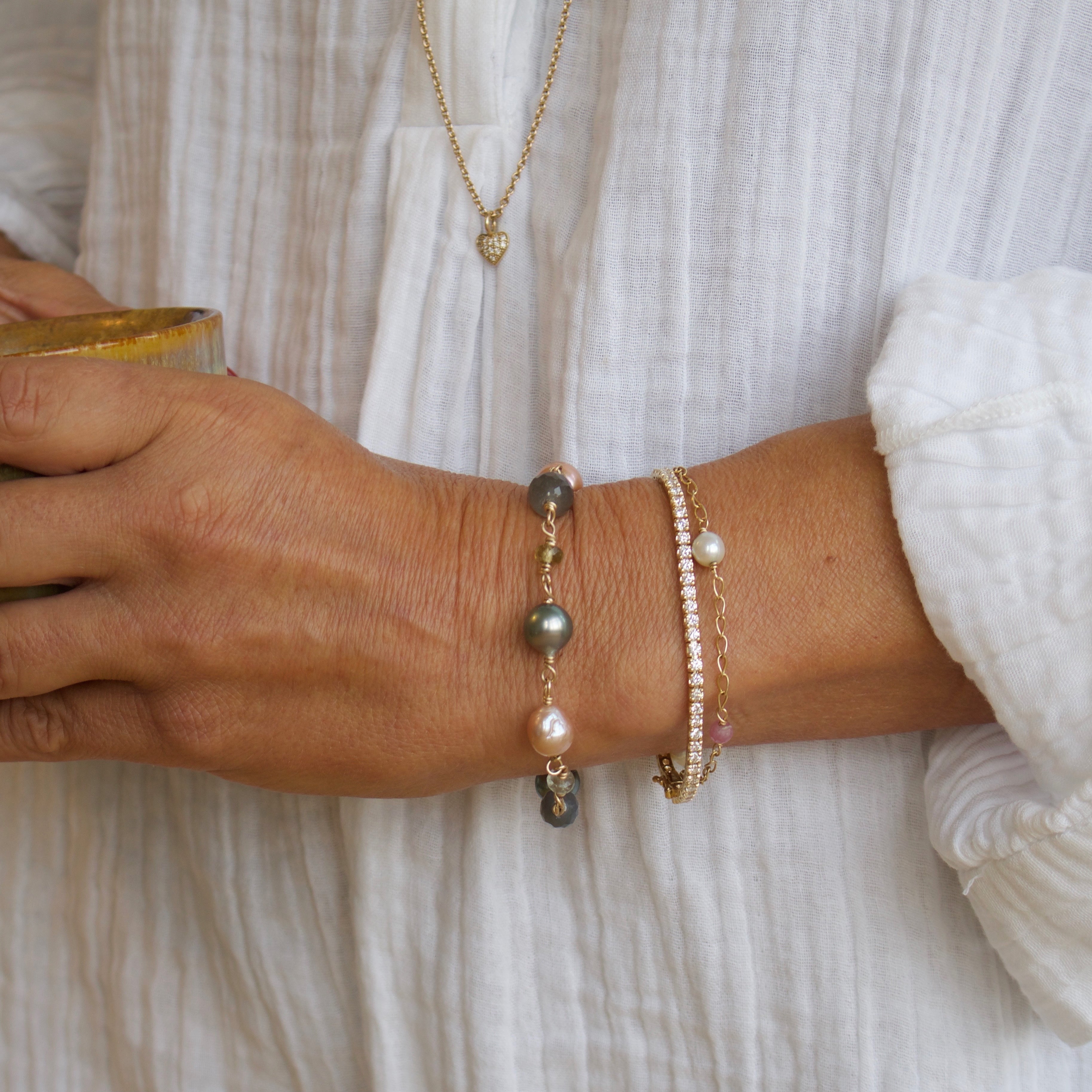 Tennisarmbånd 3 ct. brillanter