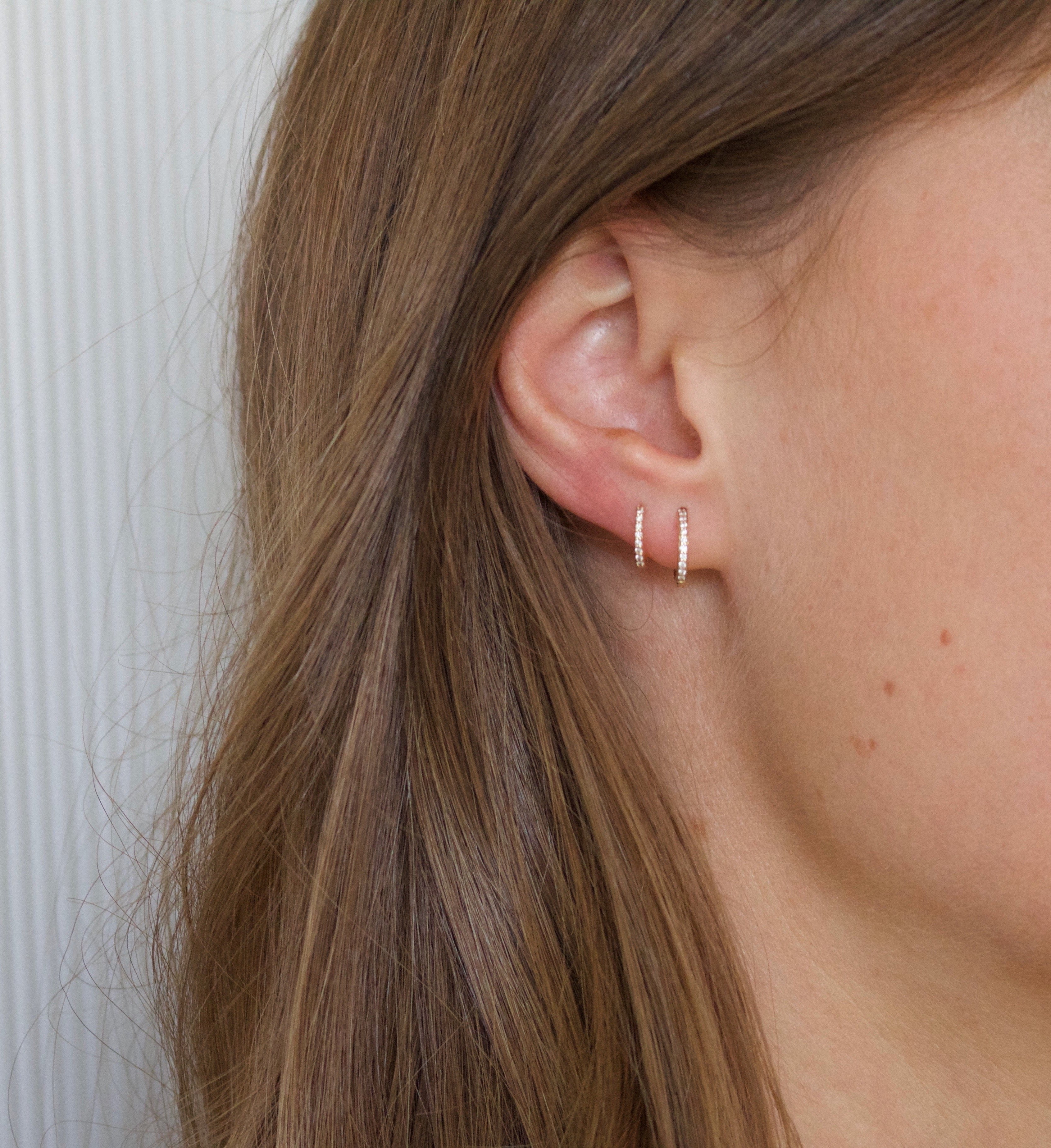 Creoler – Mini med 0,07 ct. brillanter